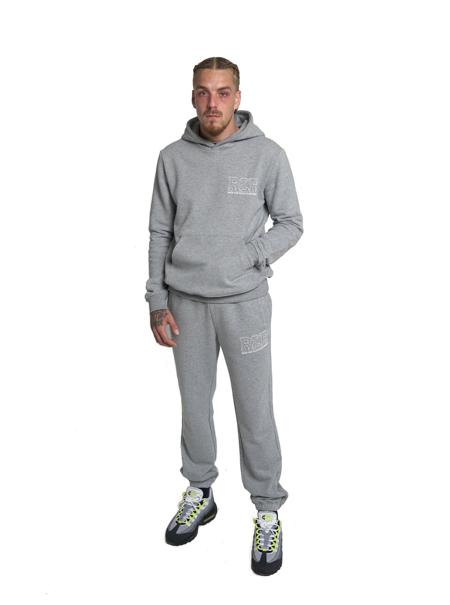 3D SWEATPANTS - STONEY GREY