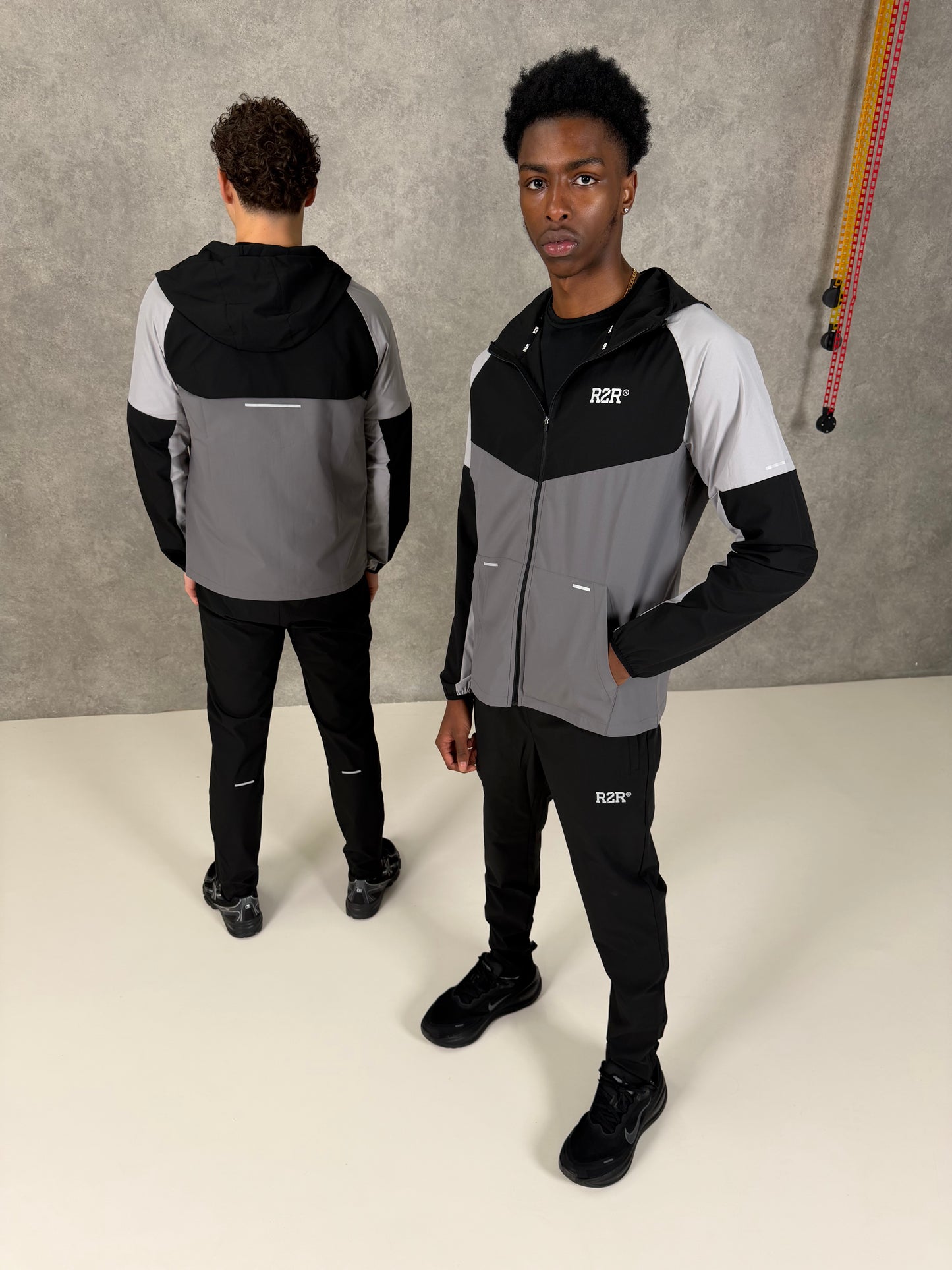 SFA JACKET - BLACK/PLATINUM GREY/MID GREY