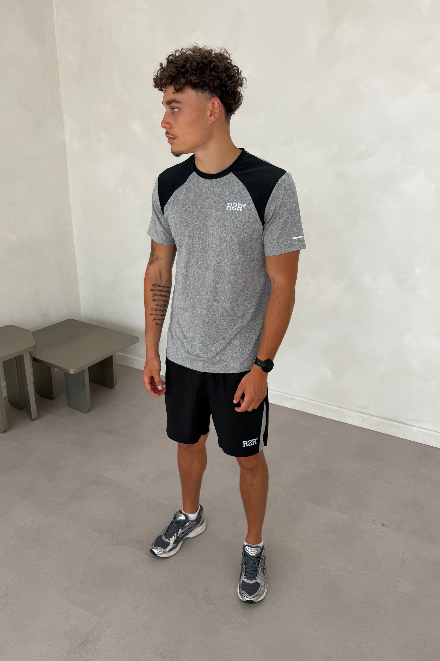 PRIMAL SHORTS - BLACK/ONYX GREY