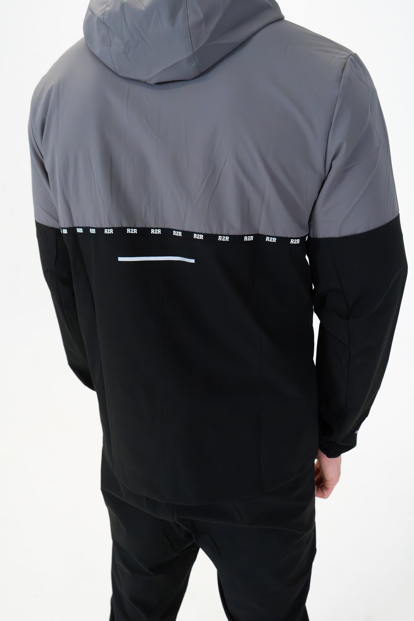 COURT TECH JACKET - BLACK/GREY/BLUE