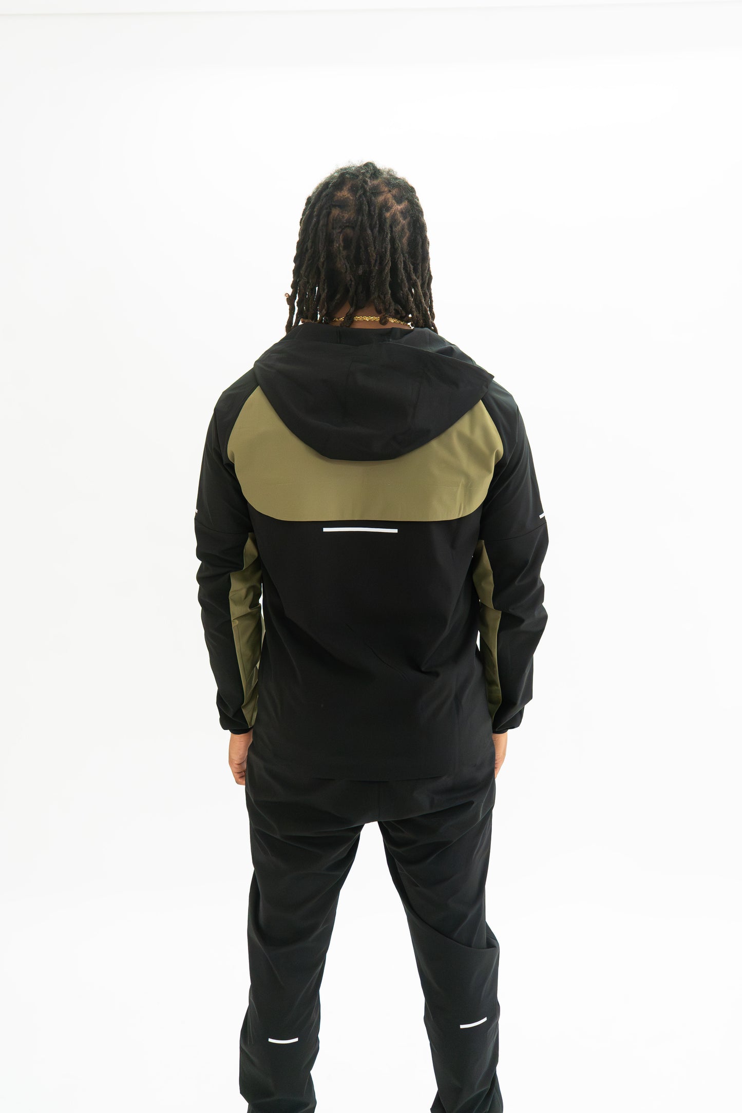 SFA JACKET - BLACK/KHAKI/VOLT