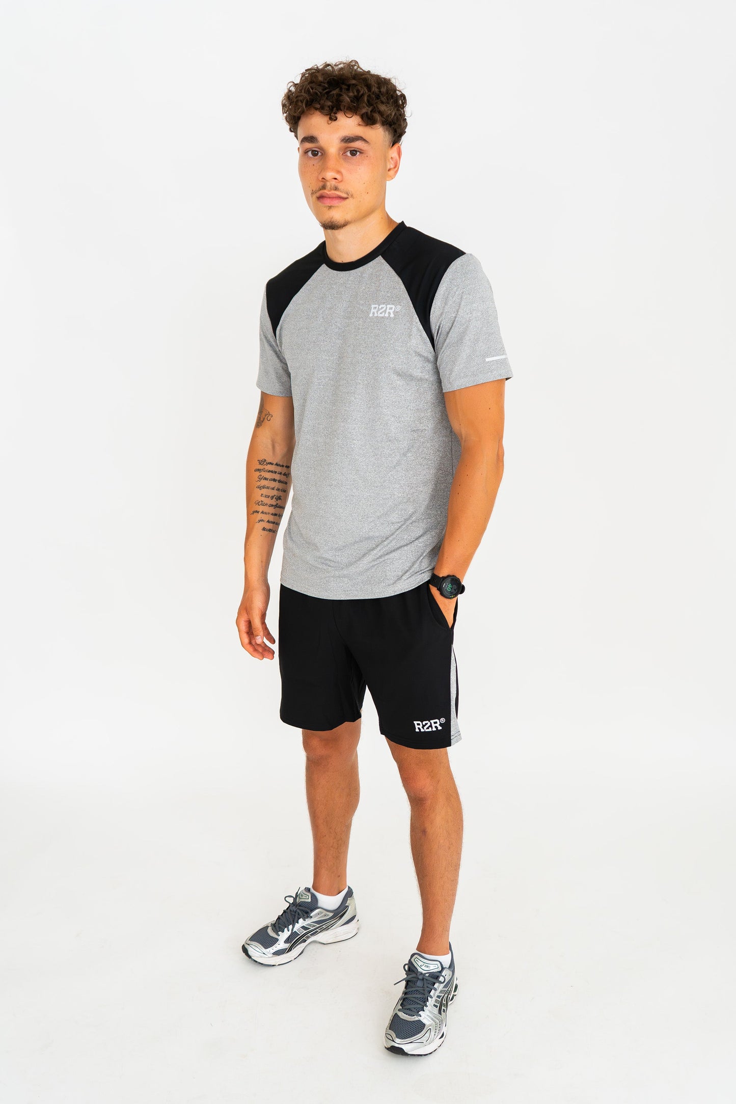 PRIMAL SHORTS - BLACK/ONYX GREY