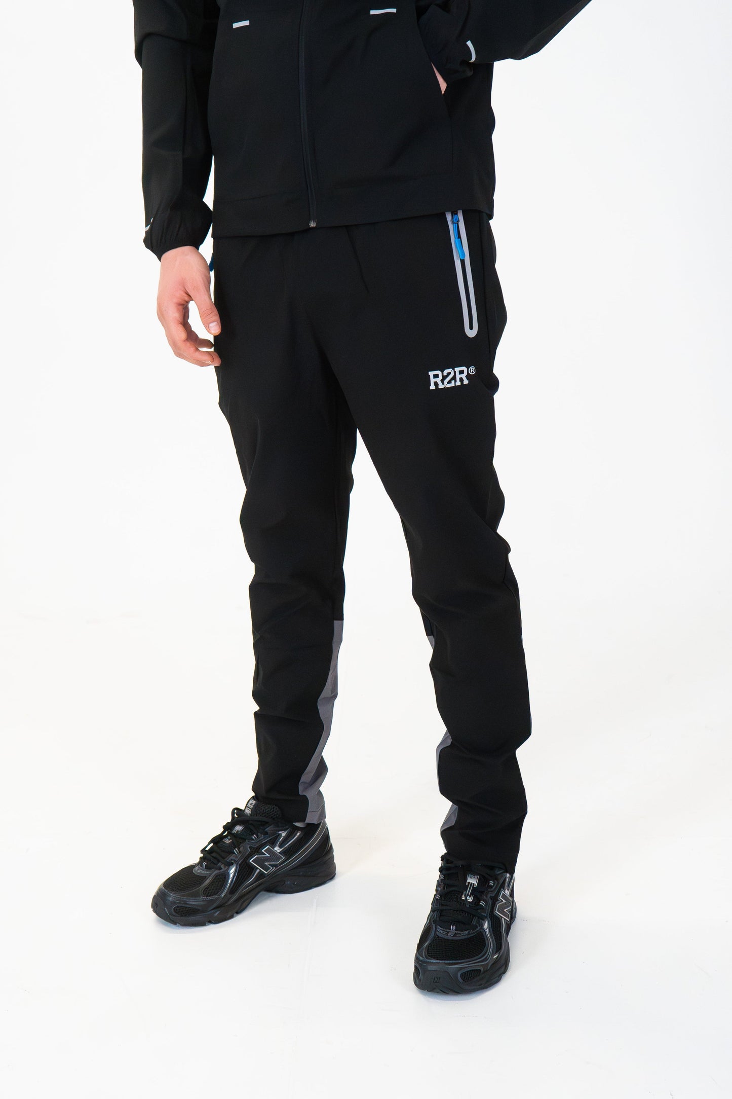 COURT TECH PANTS - BLACK/GREY/BLUE