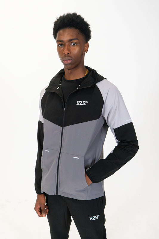 SFA JACKET - BLACK/PLATINUM GREY/MID GREY